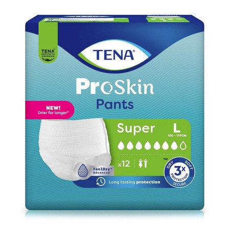 Tena Pants Super Gr.L (100-135cm) P.à 4x12