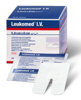 Leukomed I.V. Kanülenfixierung 6x8cm weiss P.à 50 Leukomed I.V. Kanülenfixierung 6x8cm weiss P.à 50