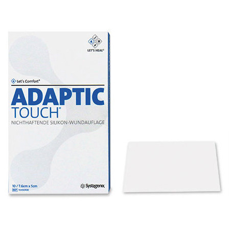 Adaptic Touch Wundauflage 5x7,6cm steril P.à 10
