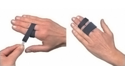 Buddy Loops Foam Wrap 1,3cm noir P.à 5