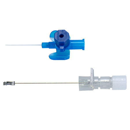 Vasofix Safety PUR cathéter vein. 22G 0,9x25mm bleu, p.à 50