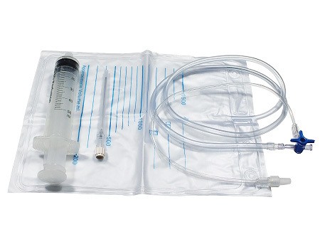 Mediware Set pour ponction pleurale, stérile, complet avec aiguille, seringue, robinet à 3 voies et poche collecteur