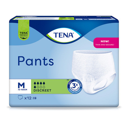 Tena Pants Discreet Gr.M (75-100cm) P.à 12