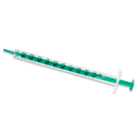 Injekt-F Luer Solo Feindosierungsspritzen 1ml Tuberkulin/Heparin ohne Kanüle zentrisch P.à 100