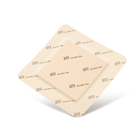 Suprasorb P sensitive border lite Schaumverband 7,5x8,5cm Wundkissen 4,5x5cm steril P.à 10