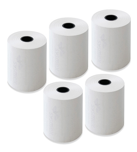 Thermoprintrolle 57mmx25m ø 12/45mm für Sysmex KX-21/F800/K1000/XP-300 P.à 5