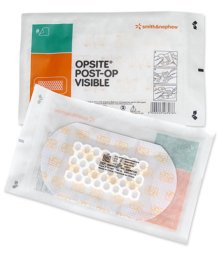 Opsite Post-Op Visible Folienverband 10x15cm mit Wundauflage 5,5x10cm P.à 20