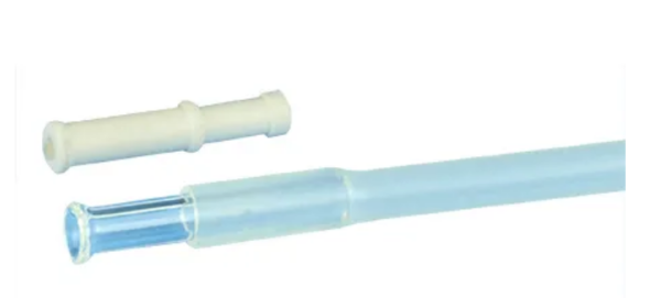 Saugschlauch mit Mundstück weiss und Adapter für Pipetten und Mikropipetten ca. 50cm lang