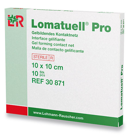 Lomatuell Pro Interface gélifiante stérile 5x5cm p.à 10 pces