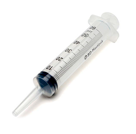 Plastipak Seringue 50/60ml avec embout cathéter p.à 60 pces