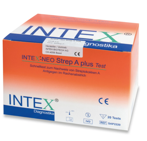 INTEX Neo Strep A Plus Test P.à 5