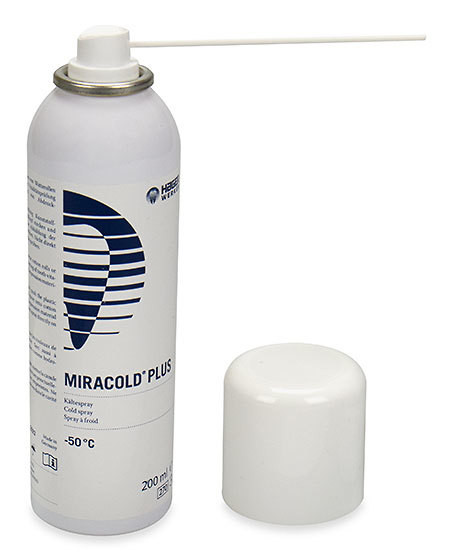 Miracold Plus Spray de refroidissement dentaire parfumé à l'orange 200ml (prix incl. Taxe COV)