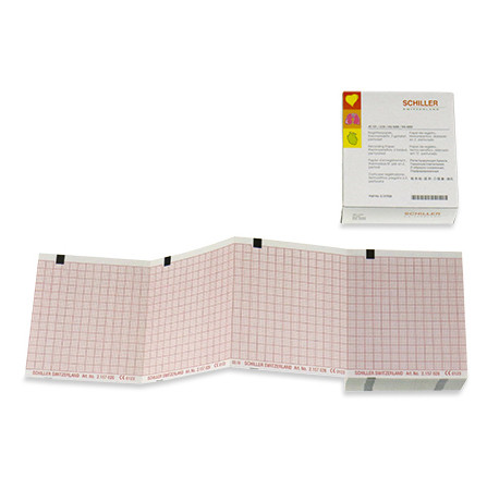 Papier-ECG plié 145mmx21m pour Schiller MS-2015 p.à 1