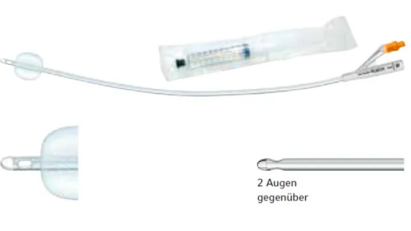 Ballonkatheter AquaFlate mit Glycerin Ch.16 10ml ca. 41cm Silikon P.à 5