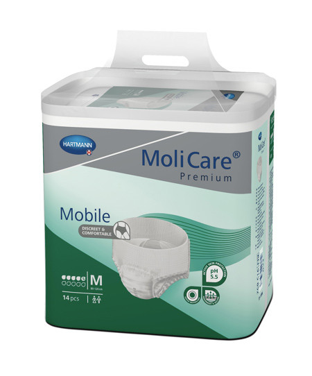 MoliCare Mobile 5 pants d'incontinence Gr.M 80-120cm p.à 14