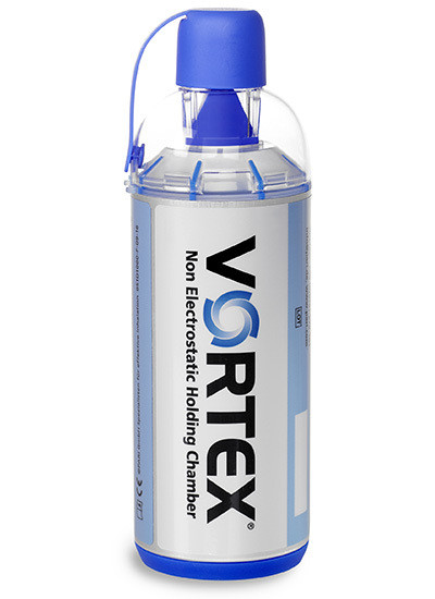 Pari Vortex Chambre d'inhalation anti-statique avec embout buccal à partir de 4 ans