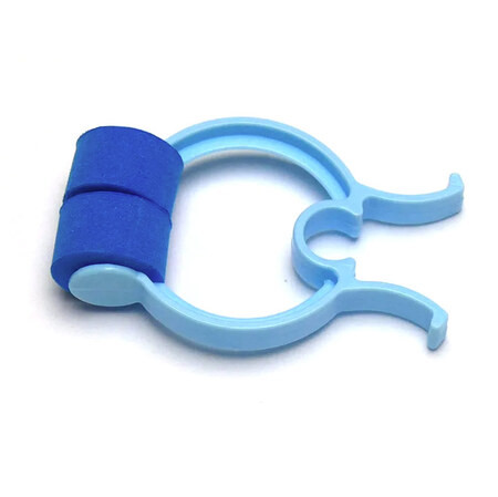 Nasenklemme aus Kunststoff blau P.à 50