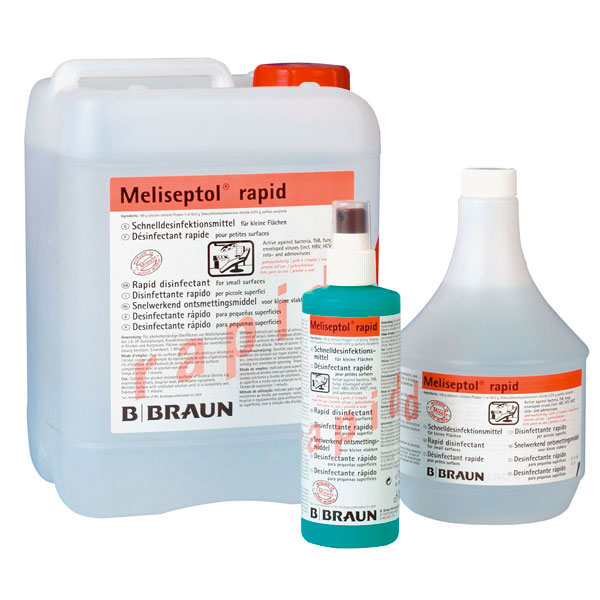 Meliseptol Rapid 5 litres bidon pr la désinfection des surfaces (prix taxe COV incl.)