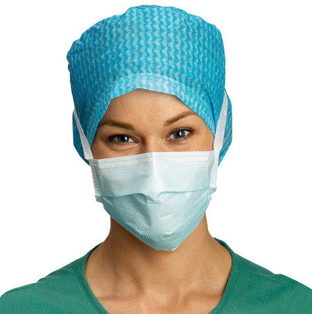 Barrier OP-Masken Spezial blau Typ II mit Bindebänder Anti-Fog-Foam-Strip P.à 60