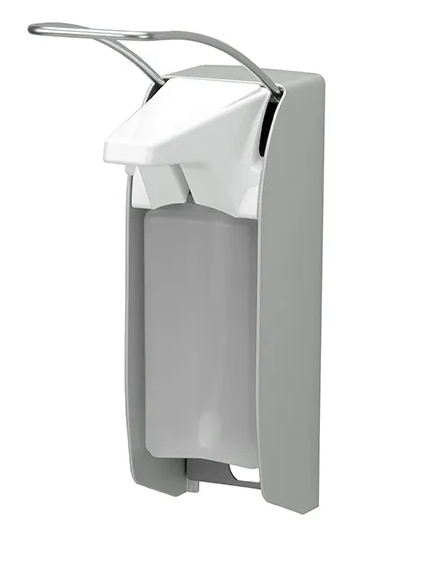 Ophardt Seifen- und Desinfektionsmittelspender ingo-man plus IMP ELS A/K mit Kunststoffpumpe für 500ml Standard-Euroflasche langer Arm