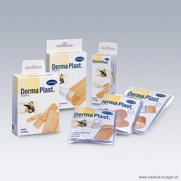 DermaPlast Sensitive Pansement rapide non-tissé 6x10cm blanc p.à 10