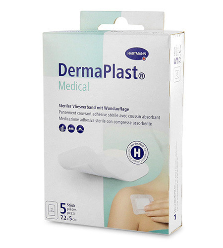 DermaPlast Medical non-tissé 10x8cm P.à 5