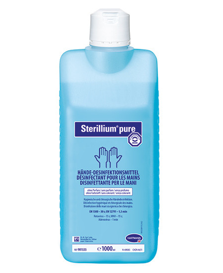 Sterillium Pure 1000ml pour désinfection des mains