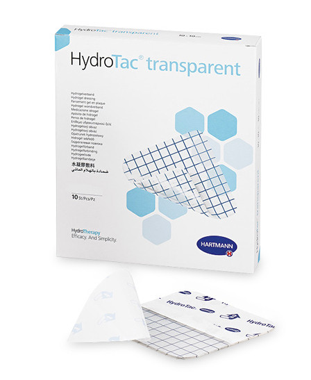 HydroTac transparent Schaumstoffverband 10x10cm steril P.à 10