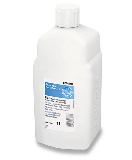 Skinman Soft Protect 1 litre Solution alcoolique pour la désinfection hygiénique / chirurgicale des mains