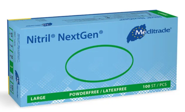 NextGen gants en nitrile Gr.L non poudré non stérile bleu p.à 100