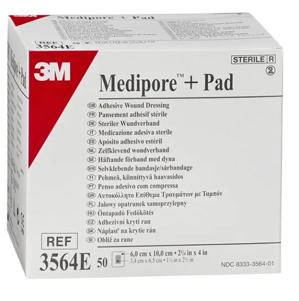 Medipore plus Pad 6x10cm steriler Wundverband P.à 50
