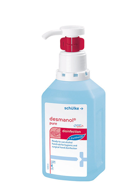 Desmanol pure hyclick Händedesinfektionsmittel 500ml inkl. Pumpe