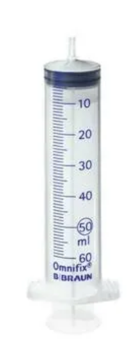 Omnifix Seringue 50/60ml embout Luer excentrique p.à 100