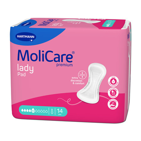 MoliCare Premium Lady Pad 4.5 Inkontinenz Einlagen P.à 14