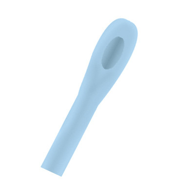 Bionix Curettes auriculaires bleu pour Enfants forme cuillère 2mm, en plastique PP souple et flexible, à usage unique, p.à 50
