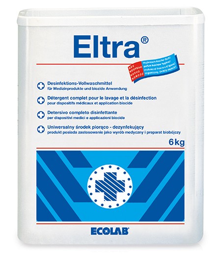 Eltra Monodétergent poudre pr lavage désinfectant des textiles, lessive à 60 degrésC, p.à 6 kg