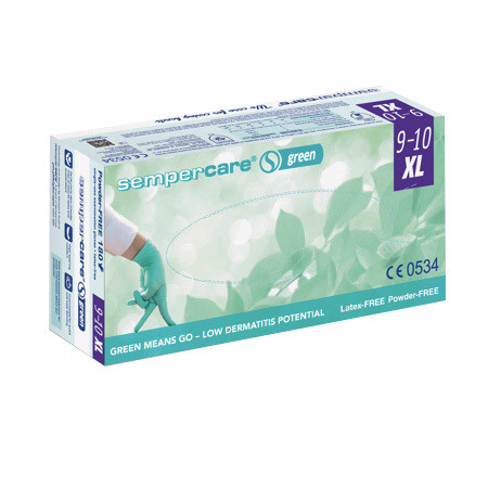 Sempercare green Nitril U-Handschuhe Gr.XL puderfrei unsteril grün P.à 180
