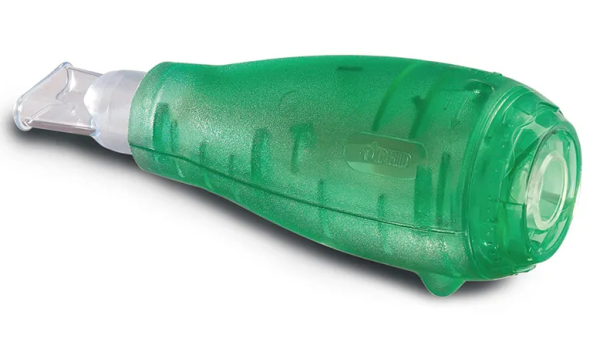 Acapella DH PEP Vibrationssystem grün mit Mundstück Ausatmung über 15 l/min einweg P.à 1