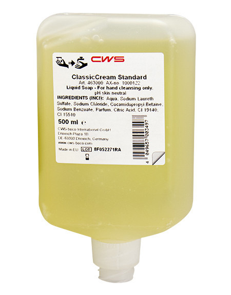 CWS Classic Standard 500ml Savon crème (pr Classic Line)