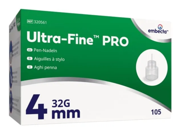 Ultra-Fine Aiguille à stylo 32G 0.25x4mm p.à 105