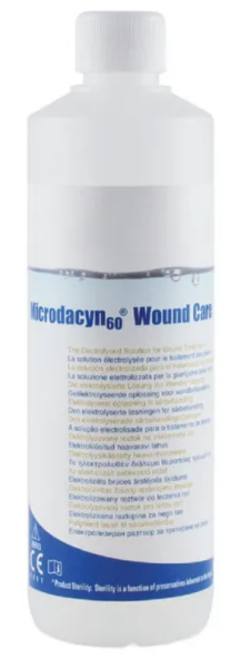 Microdacyn60 Wound Care Solution de rinçage des plaies 500 ml