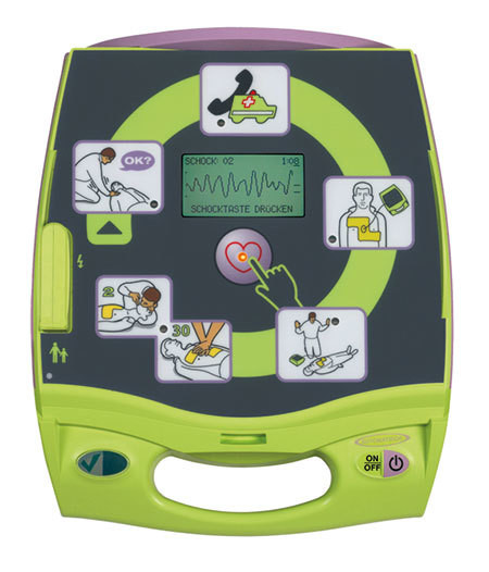 ZOLL AED Plus CPR Defibrillator Halbautomat mit EKG