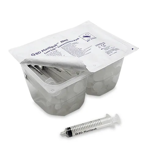 BD Plastipak-Spritzen 10ml Luer-Lock P.à 100