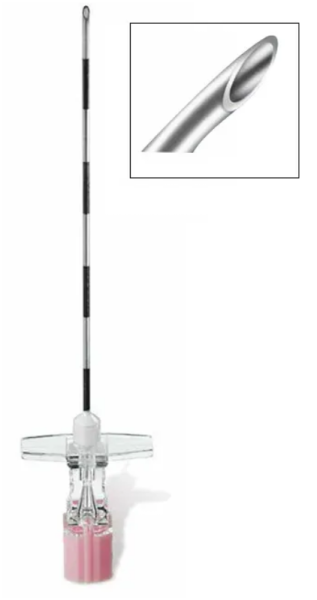 Perican Aiguille de Tuohy 18G 1.3x80mm rose pour anesthésie péridural stérile p.à 25