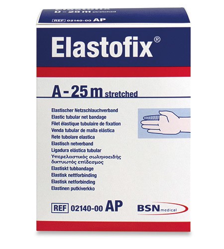 Elastofix Gr.A Bandage tubulaire en filet élast. blanc, 1 rl de 25m, petites extrémités et doigts