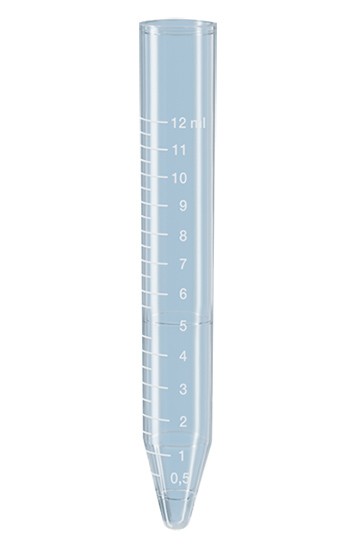 Sarstedt Zentrifugenröhre 12ml 110x17mm Spitzboden PS P.à 1000