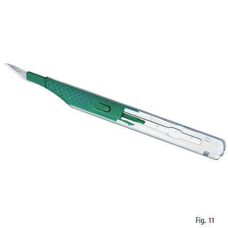 Aesculap Sicherheitsskalpell Fig.11 steril P.à 10
