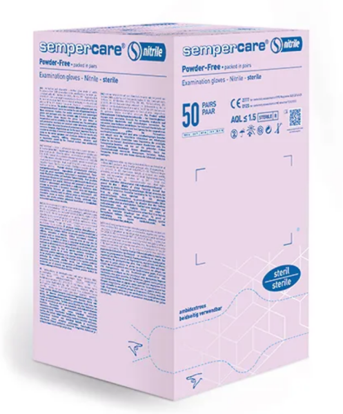 Sempercare Gants d'examen Gr.M non poudrés stériles p.à 50x2