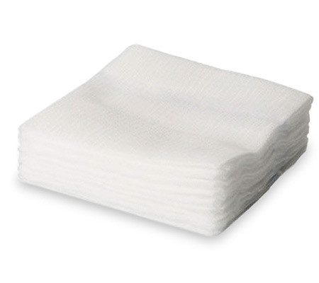 Gazin Compresse de gaze pliée 10x10cm 12 plis 17-fils sans RX, non-stérile, sach. à 100 pces