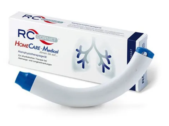 RC Cornet Basiscornet Atemtherapiegerät inkl. Mundstück mit Ventilschlauch